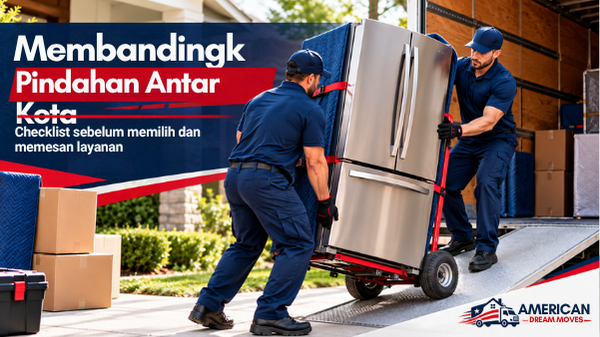 Membandingkan vendor pindahan antar kota